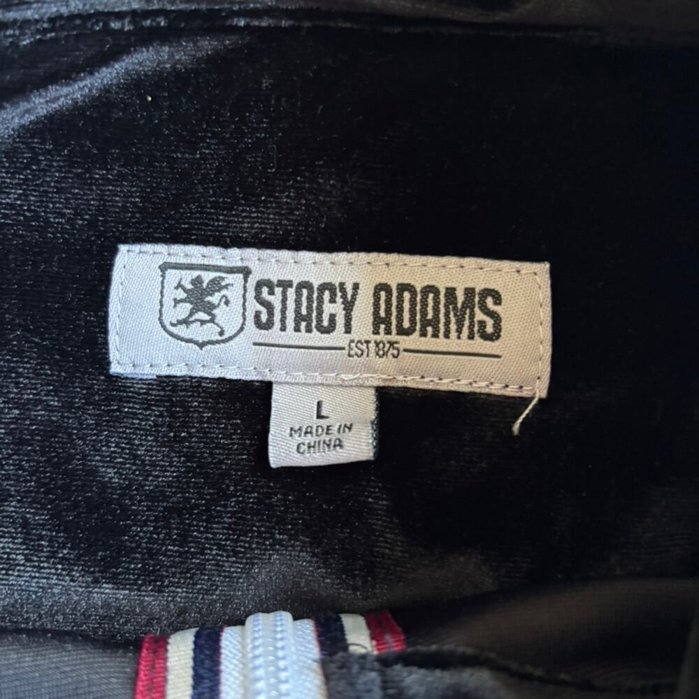 Stacy Adams Velvet Track Jacket - Picture 2 of 8